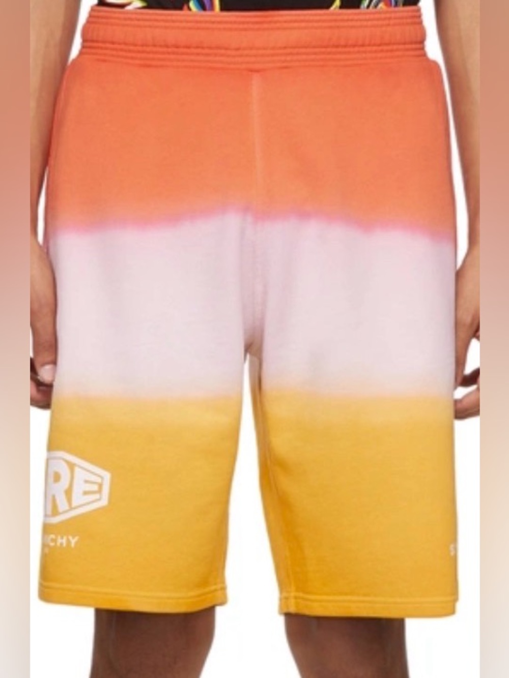 Givenchy Orange Faded Effect 'Studio Homme Shorts